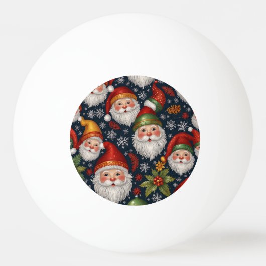 Kerstman Collectie Pingpongballen (Voorkant)
