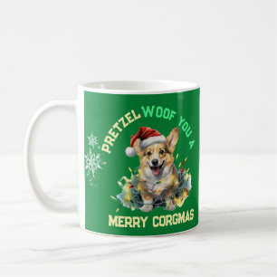 Kerstman Corgi Koffiemok