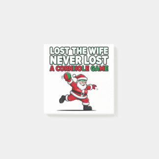Kerstman Cornhole Spel Vakantie Grappige Kerst Cit Post-it® Notes