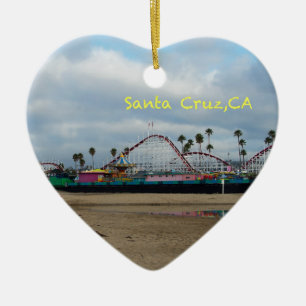 Kerstman Cruz Californië Keramisch Ornament