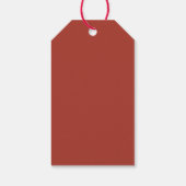 Kerstman CUSTOM Cadeaulabel (Achterkant)