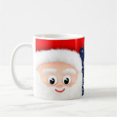 Kerstman Custom Merry Christmas Koffiemok (Links)