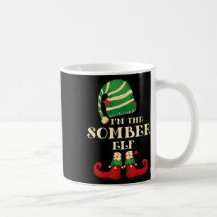 Kerstman De Sombere Elf Kerstmis Matching Familie  Koffiemok