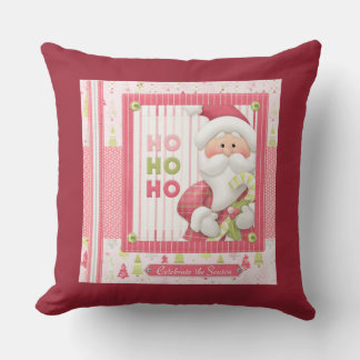 Kerstman decoratief Sierkussen