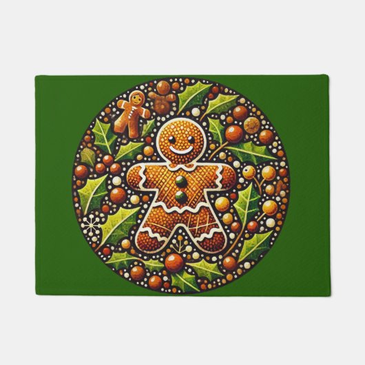 kerstman deurmat (Voorkant)