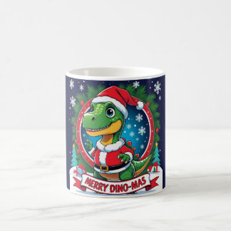 Kerstman Dinosaurus Kerst Grappig “Prettig Dino-fe Koffiemok