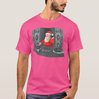 Kerstman DJ Kerstcadeau Deejay Techno Hip Hop Part T-shirt