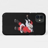 Kerstman doet zaken Case-Mate iPhone case (Achterkant (horizontaal))