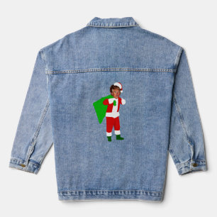 Kerstman Donald Trump grappige kerst Denim Jacket