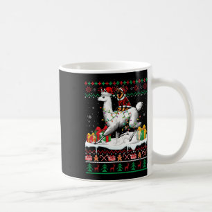 Kerstman Duitse herder Rijdende lama Kerstzweet Koffiemok
