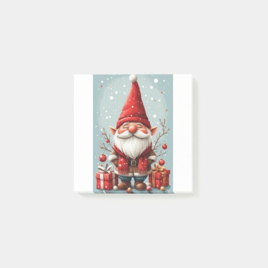 Kerstman Dwerg Post-it® Notes (Voorkant)