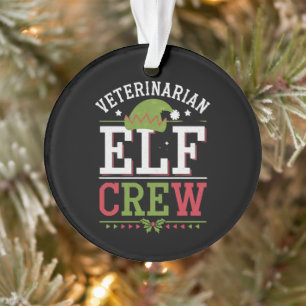 Kerstman Elfen Dierenarts Dierenartsassistent Ornament