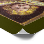  Kerstman en Angels Poster (Hoek)