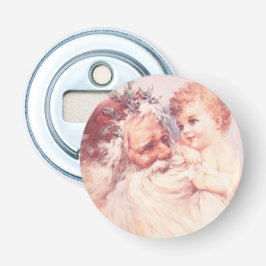 Kerstman en Baby Button Flesopener