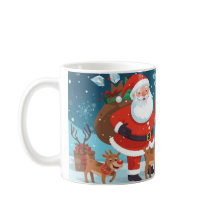 Kerstman en de rendieren