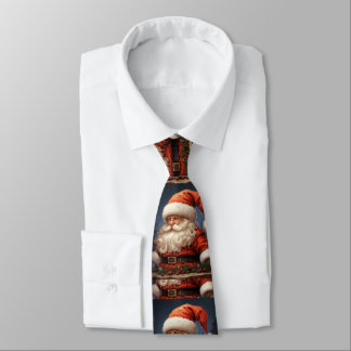 Kerstman en Kerst Tie Stropdas