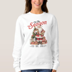 kerstman en kerstboom trui