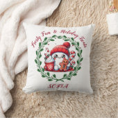 Kerstman en kerststol kussensloop kussen (Deken)