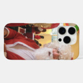 Kerstman en mevrouw Claus Kerstviering - Feestelij Case-Mate iPhone Case (Achterkant (horizontaal))