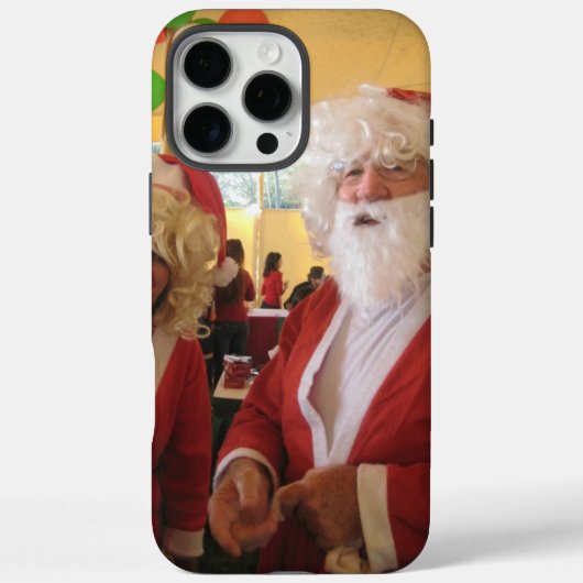 Kerstman en mevrouw Claus Kerstviering - Feestelij Case-Mate iPhone Case (Achterkant)