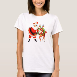  Kerstman en rendier T-shirt