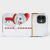 Kerstman en teken Case-Mate iPhone case (Achterkant (horizontaal))