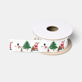 Kerstman en vrienden lint