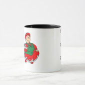 Kerstman en vrouw mok (Midden)