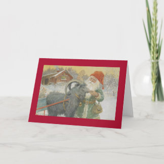 Kerstman en zijn Ar Feestdagen Kaart