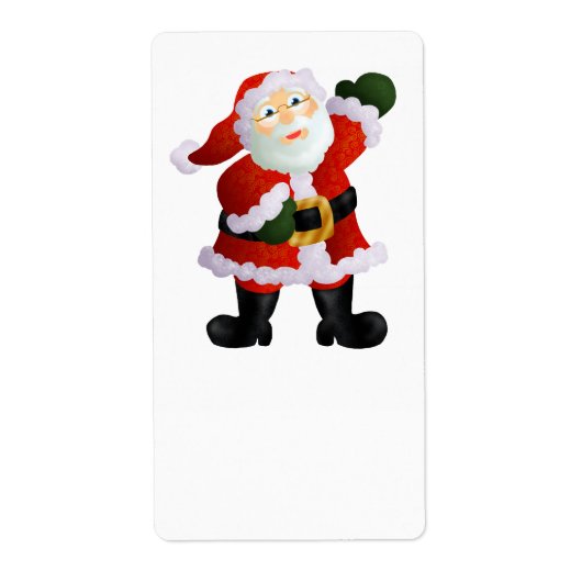 Kerstman Etiket (Voorkant)