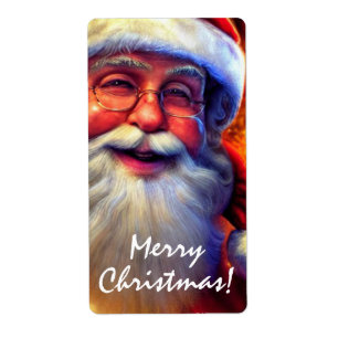 kerstman etiket