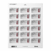 Kerstman Etiket (Full Sheet)