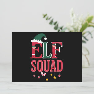Kerstman Familie Kerst Overeenkomstige Pyjama's El Feestdagenkaart