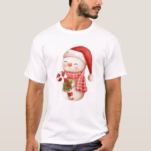 kerstman familie Snowman T-shirt