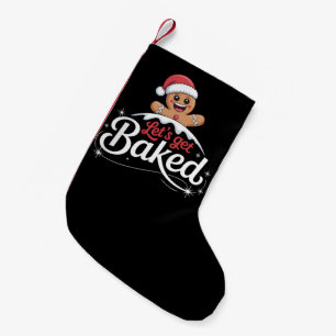 Kerstman Familie Van Gemberkoek Mannetjes Laten We Kleine Kerstsok