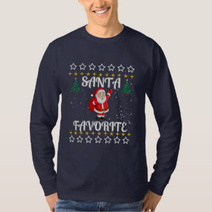 Kerstman favoriet, Santa lelijke Kersttrui T-shirt