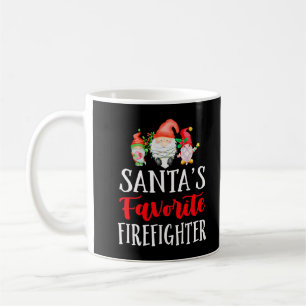 Kerstman Favoriete Brandweerman Kerst Grappige Gno Koffiemok