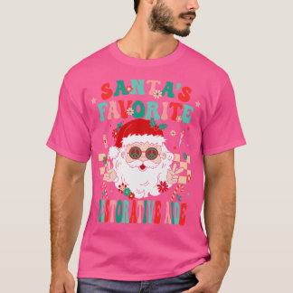 Kerstman Favoriete Herstelhulp Retro Verpleegkundi T-shirt