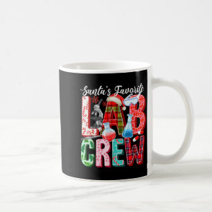 Kerstman Favoriete Lab Crew Kerst Laboratoriumtech Koffiemok