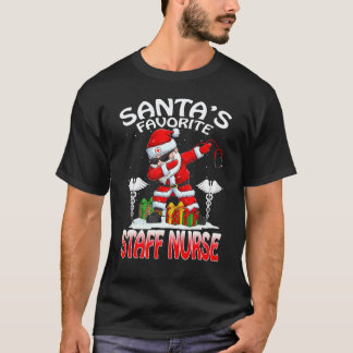 Kerstman Favoriete Verpleegster Kerst Matching Co T-shirt