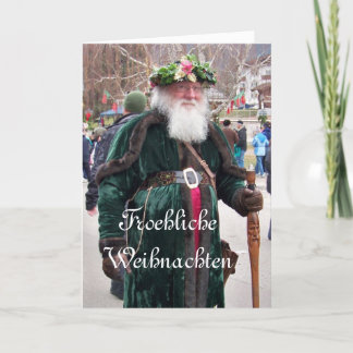 Kerstman Feestdagen Kaart