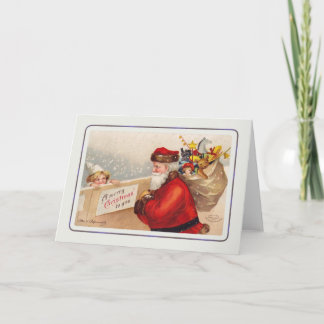  kerstman feestdagen kaart