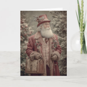 Kerstman Feestdagen Kaart