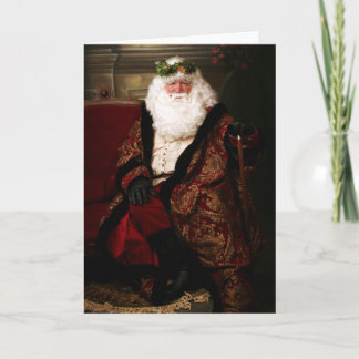 kerstman feestdagen kaart