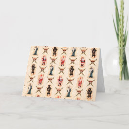 kerstman feestdagen kaart