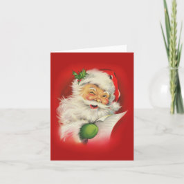  kerstman feestdagen kaart