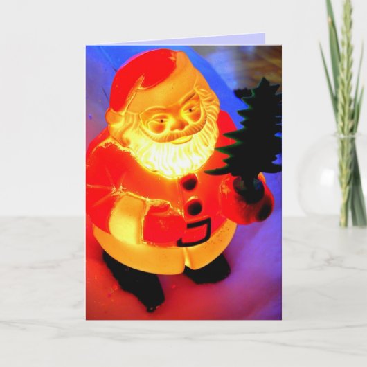 kerstman feestdagen kaart (Voorkant)