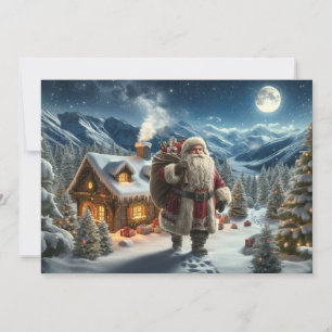 Kerstman Feestdagenkaart