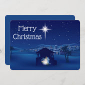 Kerstman Feestdagenkaart (Voorkant / Achterkant)