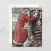 Kerstman Feestdagenkaart (Voorkant / Achterkant)